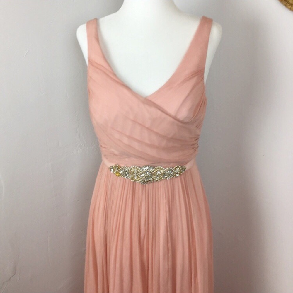 J crew silk gown